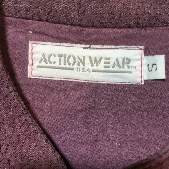 2 Pc Set Plum/Purple Vintage Pencil Skirt & Embroidered Vest Small 4/6 Woman’s - Picture 3 of 11